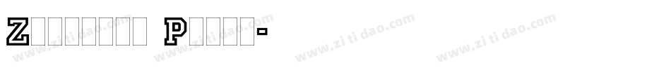 Zaragoza Plain字体转换